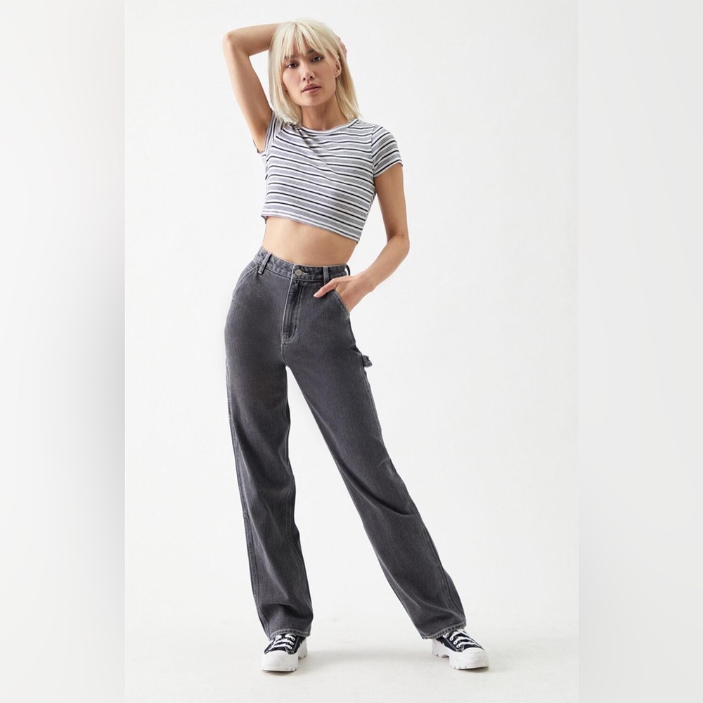 PacSun Jeans | Black ’90s Boyfriend Carpenter Pants Black Womens